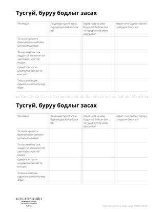 Тусгүй, буруу бодлыг залруулах