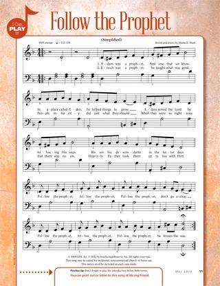 music, Follow the Prophet