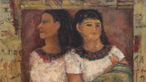 Puah and Shiphrah standing next to each other while Shiphrah holds a baby