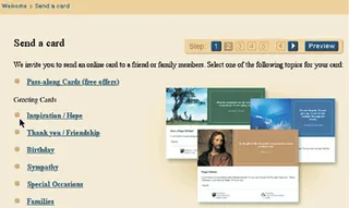 Send a greeting card