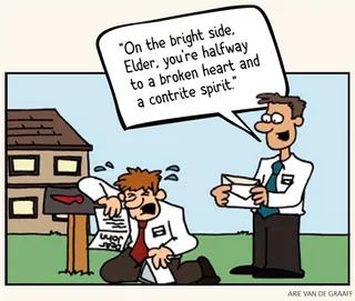 missionaries at mailbox