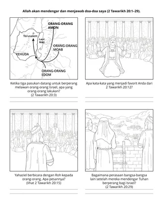 Halaman kegiatan Pratama: Allah akan mendengar dan menjawab doa-doa saya