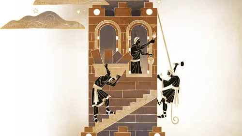 people building the Tower of Babel