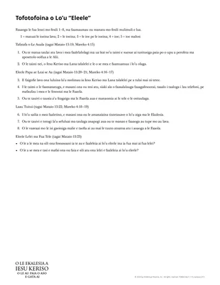 Pepa e Tufa Atu Tofotofoina o Lo’u Eleele