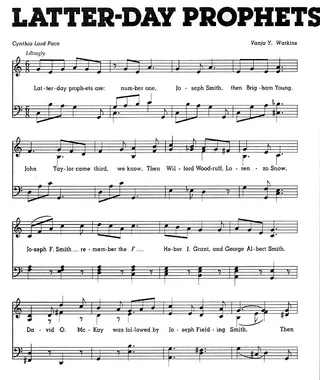 Music, Latter-day Prophets