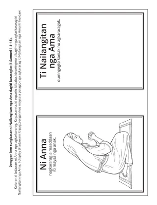 panid ti aktibidad iti Primary: Denggen ken sungbatan ti Nailangitan nga Ama dagiti kararagko