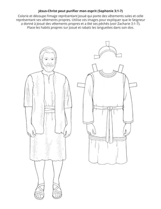 Page d’activité de la Primaire : Jésus-Christ peut purifier mon esprit