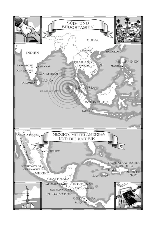 Karte von Süd- und Südostasien