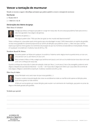 Vencer a tentação de murmurar