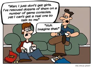 two young men playing video games