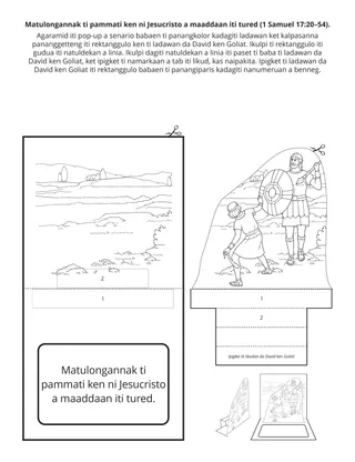 panid ti aktibidad iti Primary: Makatulong kaniak a maaddaan iti tured ti pammati ken ni Jesucristo