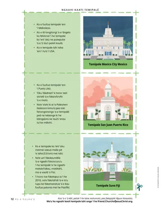 Peesi PDF mo e ngaahi fakatātā ʻo e ngaahi temipalé