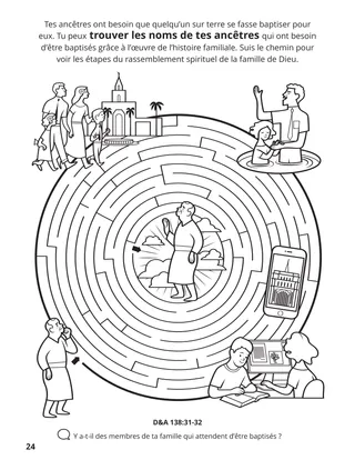 page 24 de l’album de coloriage Rassembler la famille de Dieu
