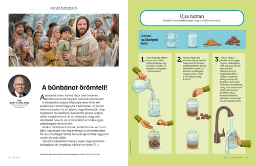 cikk PDF-változata Jézus Krisztusról gyermekekkel, valamint egy tevékenységgel a bűnbánatról