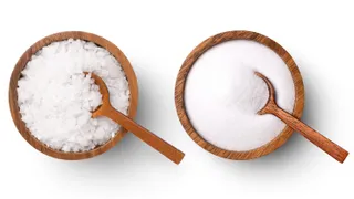 Showing the difference of Coarse and Fine Salt