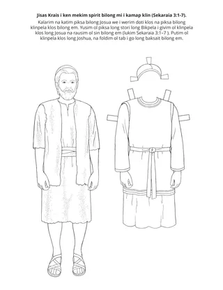 Praimari ektiviti pes: Jisas Krais i ken mekim spirit bilong mi klin