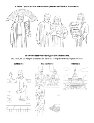 Pagina delle attività della Primaria – Il Padre Celeste vuole stringere alleanze con me