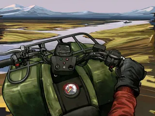 four wheeler and boat