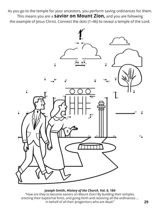 page 29 of the coloring book Gathering the Family of God