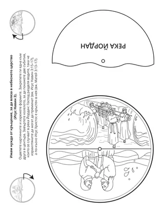 страница с материали за дейности за Неделното училище за деца: Трябва да бъда кръстен, за да вляза в небесното царство