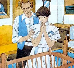 Their son dies at birth