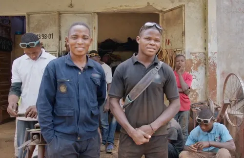 Bishop Darmande Legbanon and Alexis Ahouayito