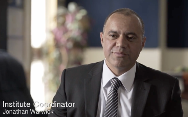 Jonathan Warwick, institute coordinator