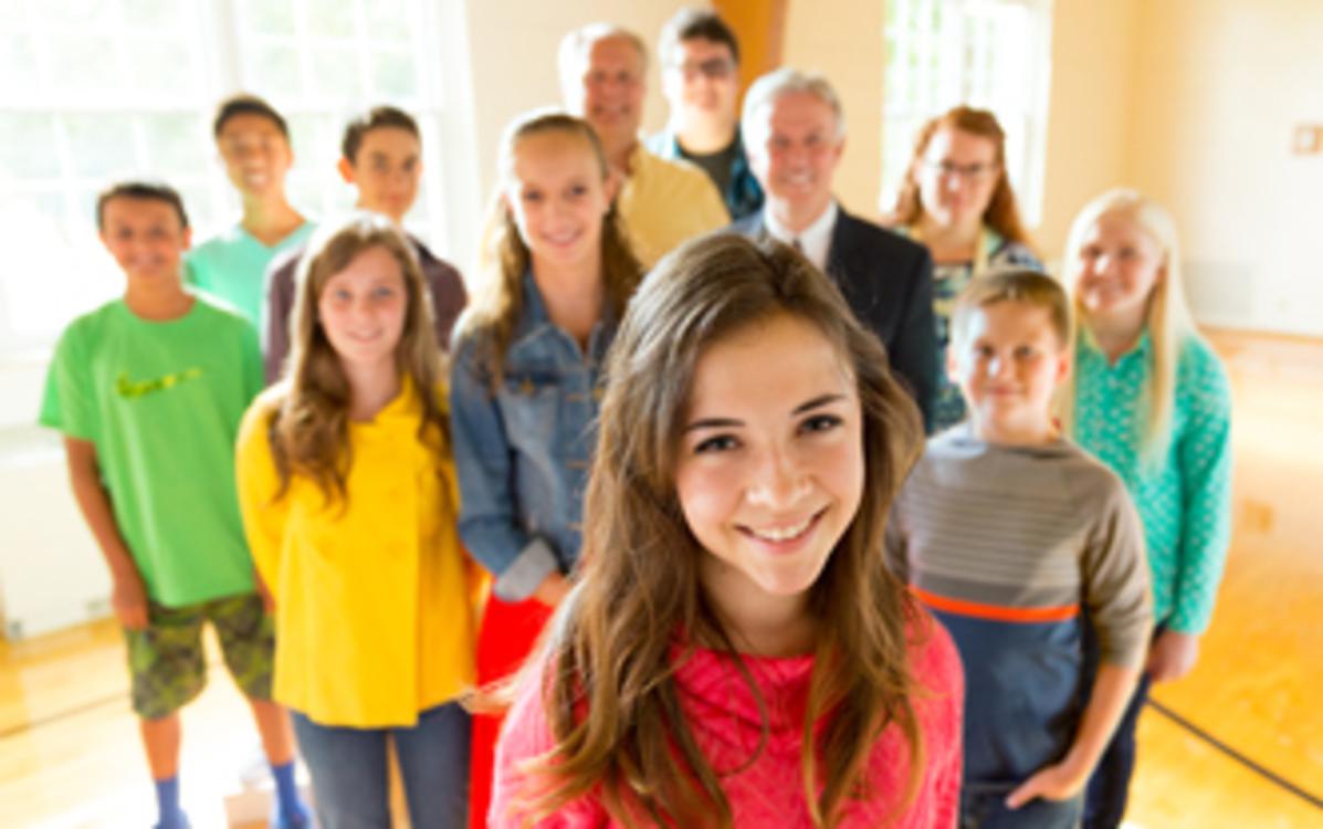Group of seminary students