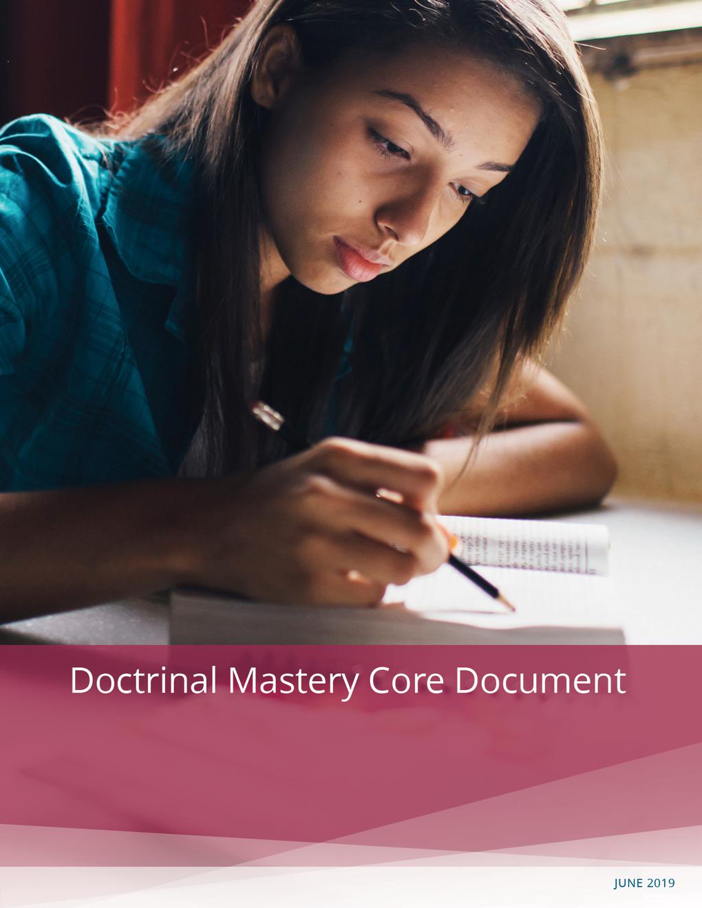 Doctrinal Mastery Core Document Cover